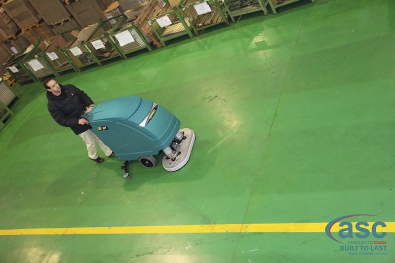 ASC Eureka E81 scrubber with  man 6