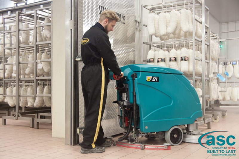 ASC Eureka E81 scrubber with  man 2