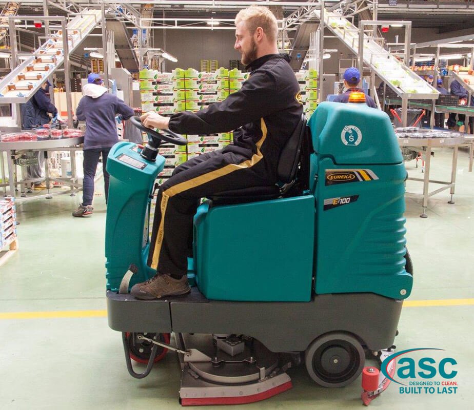 ASC Eureka E100 Sweeper with man 8