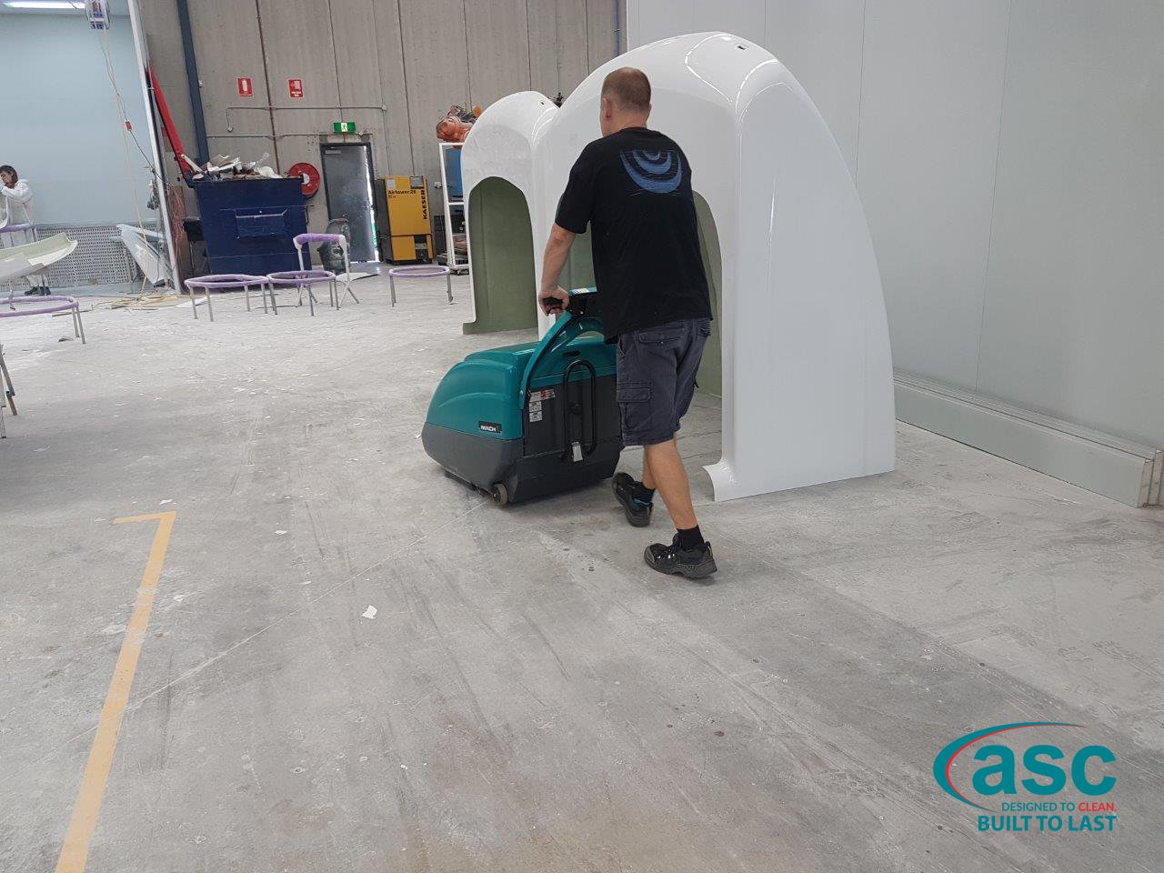 Picton Hopkins Facility Using ASC Eureka M1 Sweeper 2
