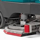 Detail Of E100’s Stainless Steel Scrubbing-Deck