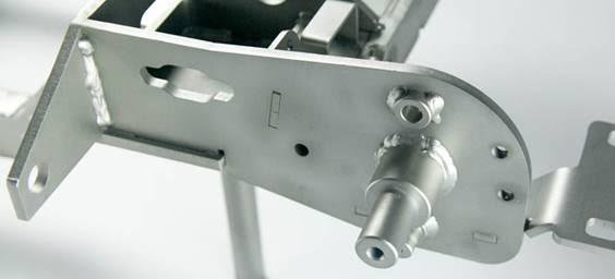 Detail Of E85’s Stainless Steel Frame