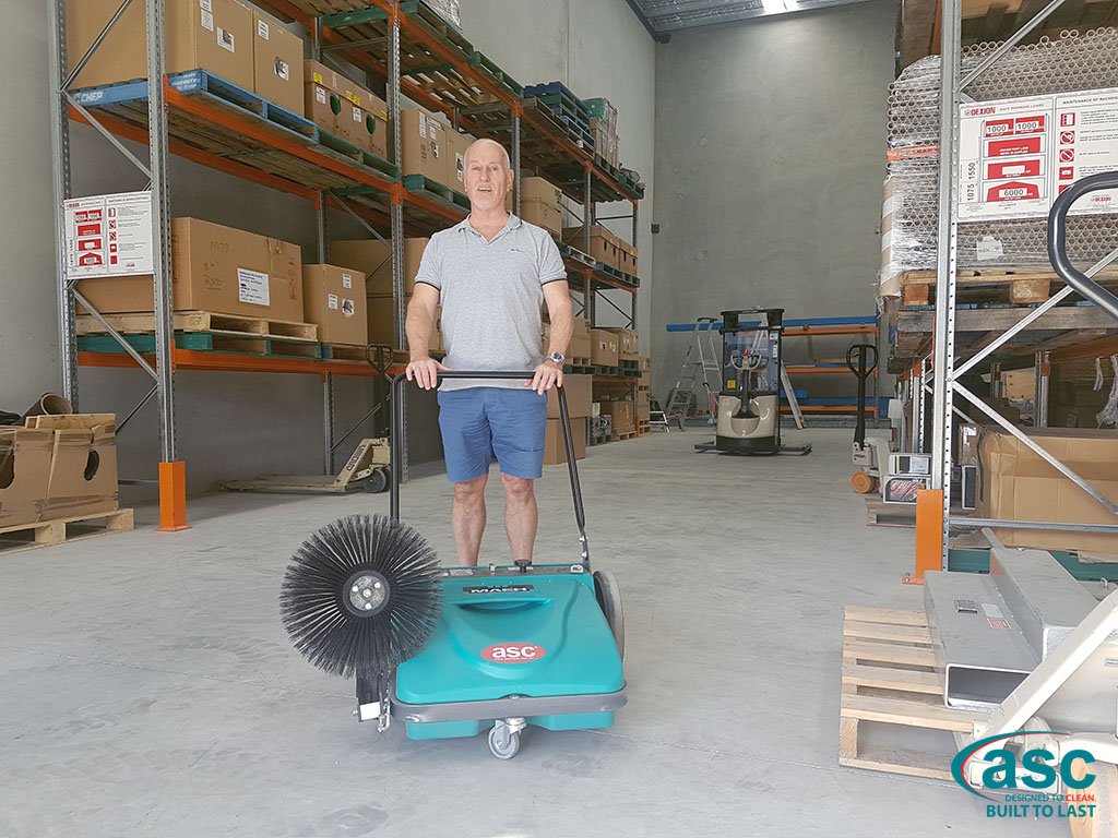 Ron Lusk With ASC Eureka MEP Sweeper
