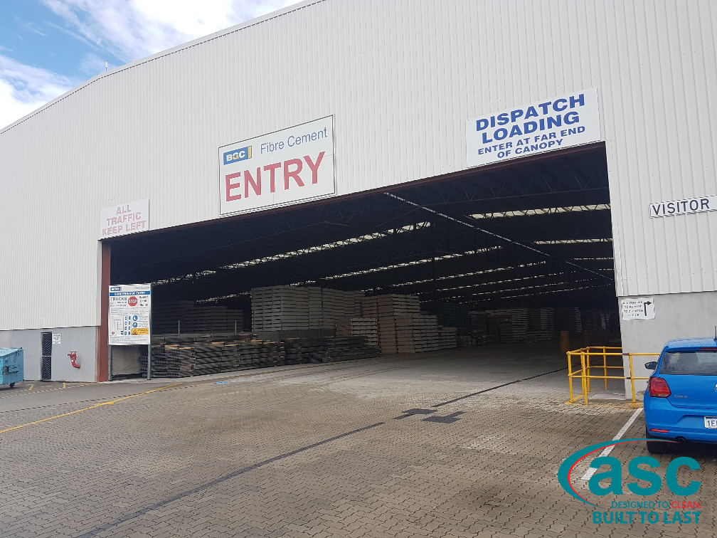 BGC's Huge Warehouse Facility Entrance