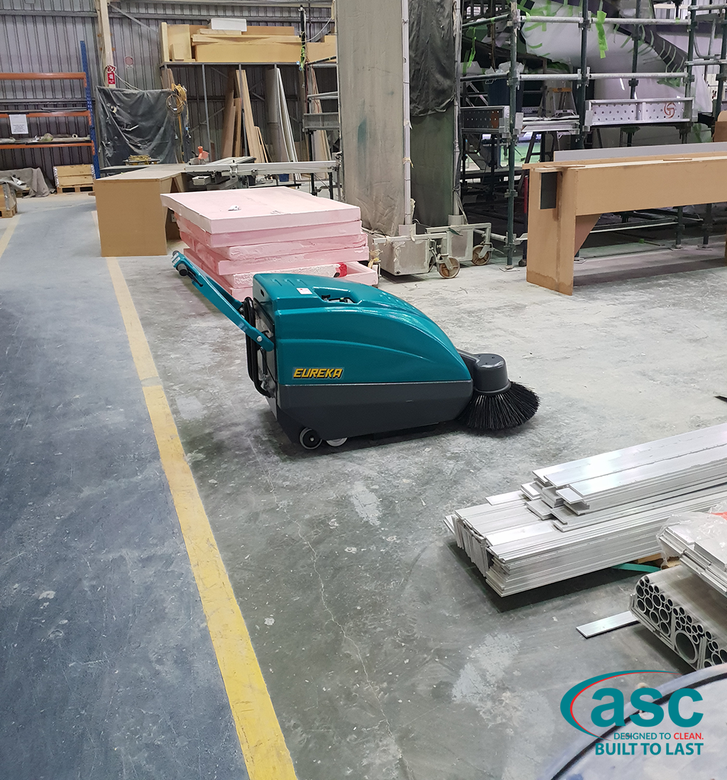 ASC Eureka M1 Sweeper At Evolution Commercial's Facility 2
