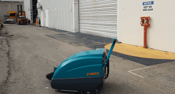 ASC M1 Picks Up Dust and Variety of Waste From Evolution Commercial’s Facility