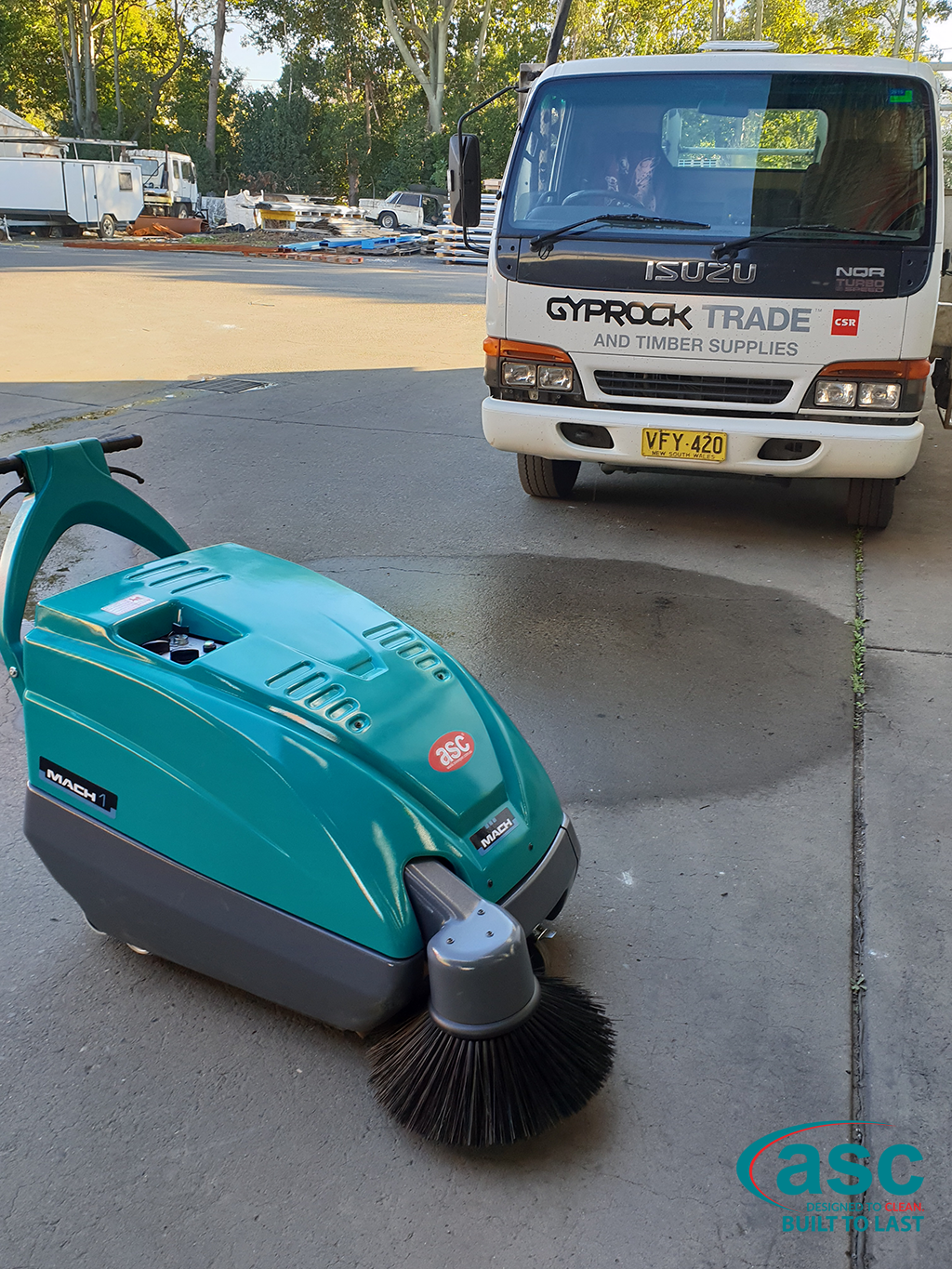 ASC M1 Sweeper At CSR Gyprock's Facility