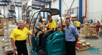 Furnware Dorset Trust ASC Eureka M5 Sweeper to Keep Their Warehouse Clean