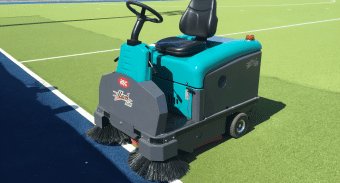 ASC Sweeper Assists West Devonport Hockey Club (TS) in Keeping its Pitch Maintained