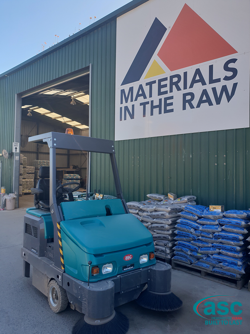 ASC Eureka M6 At the Materials In The Raw Warehouse