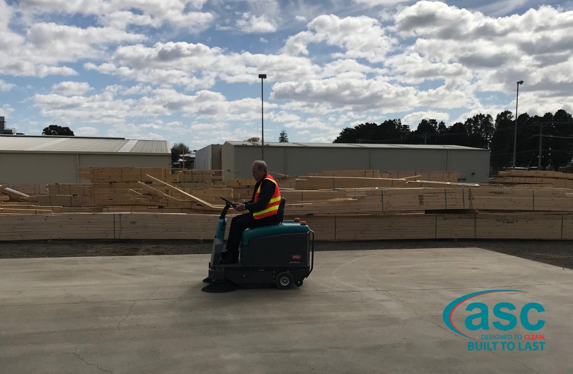 ASC Eureka M3 Sweeper At M.B. Pre-Fab's Yard 1