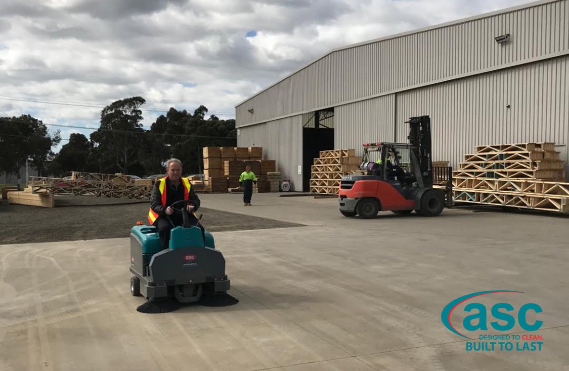 ASC Eureka M3 Sweeper At M.B. Pre-Fab's Yard 2
