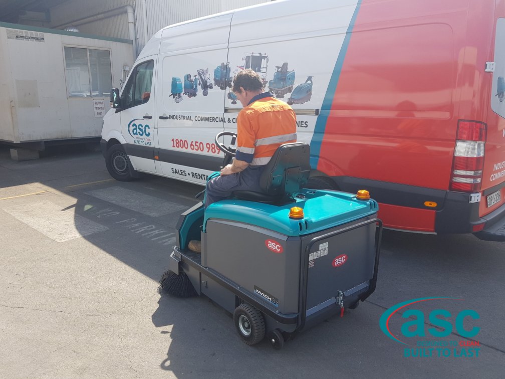 ASC Eureka M3 Sweeper At Neumann Steel's Plant 1
