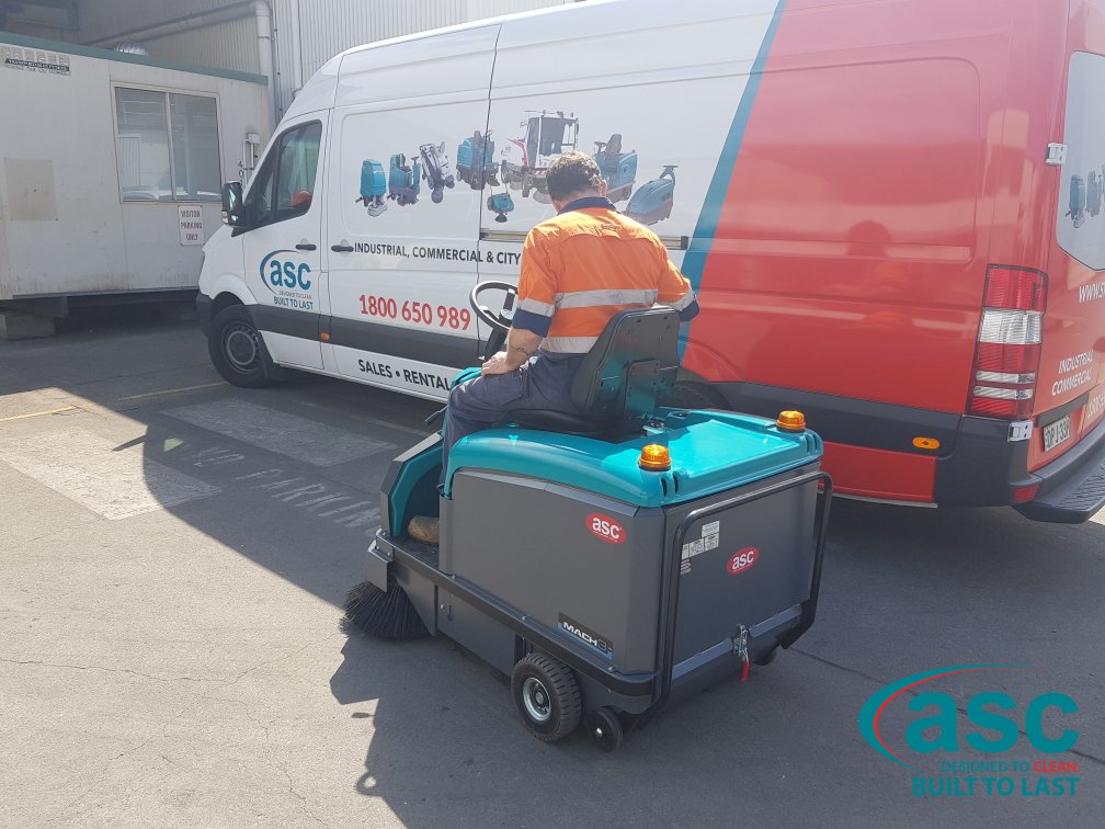 ASC Eureka M3 Sweeper At Neumann Steel's Plant 2