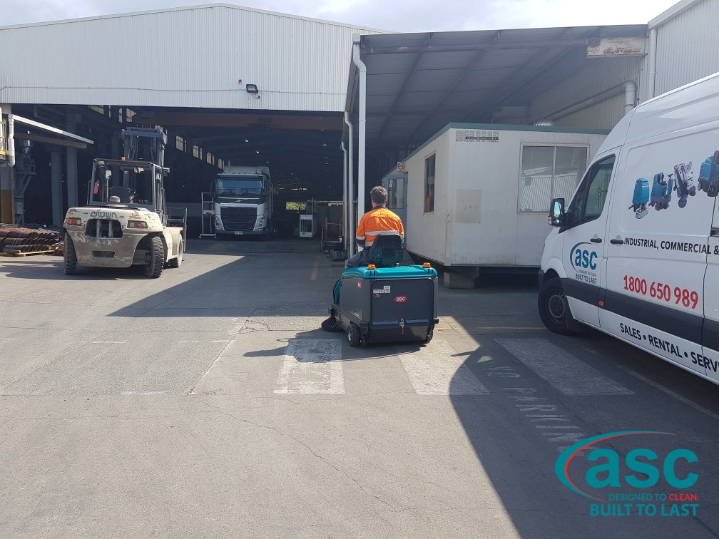 ASC Eureka M3 Sweeper At Neumann Steel's Plant 7
