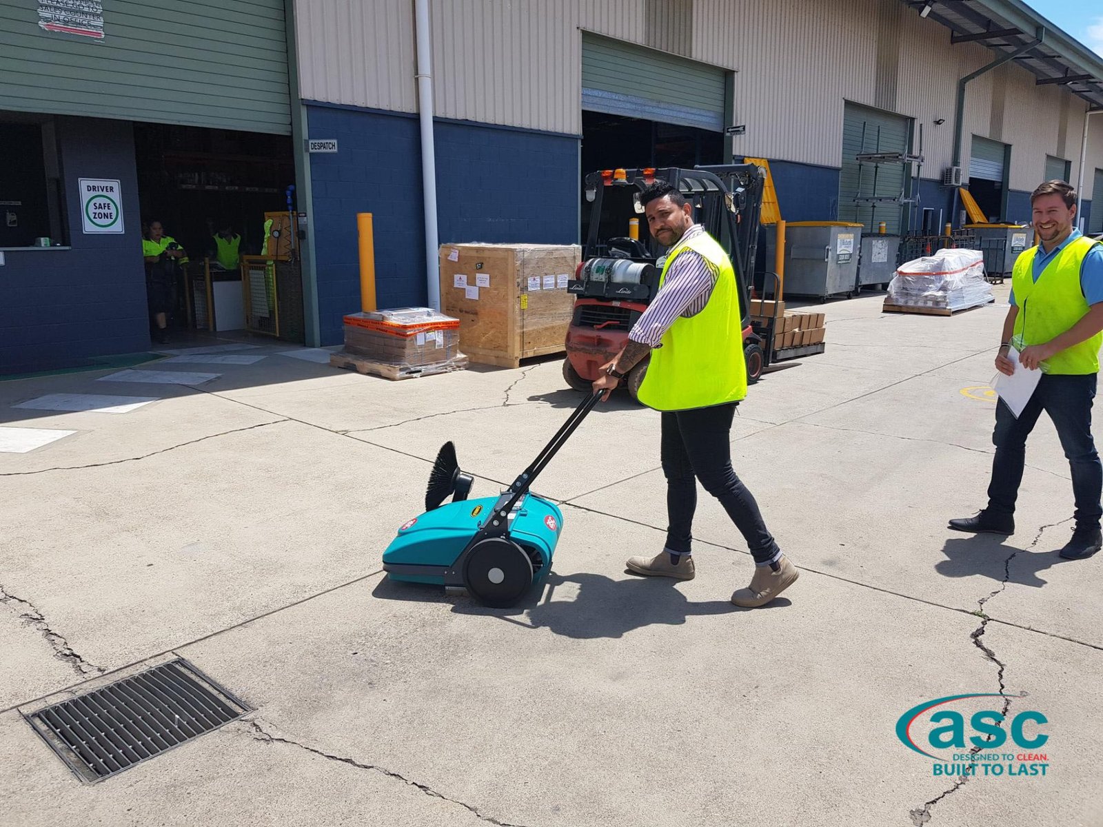 ASC MEP Push Sweeper At Kilgaro's Distribution Center 2