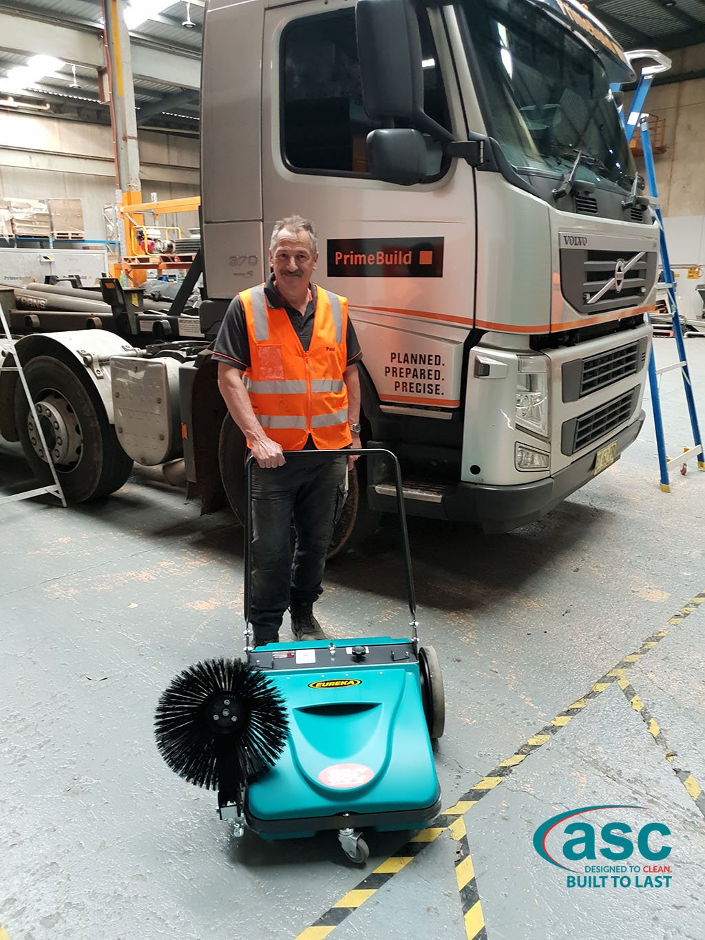 ASC MEP Push Sweeper At Prime Build Construction Supplies