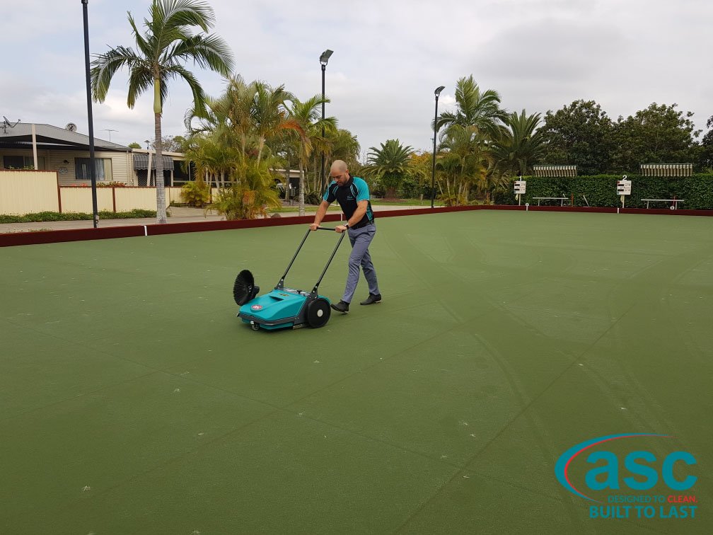 Home Park Management Services Using ASC MEP Sweeper 8