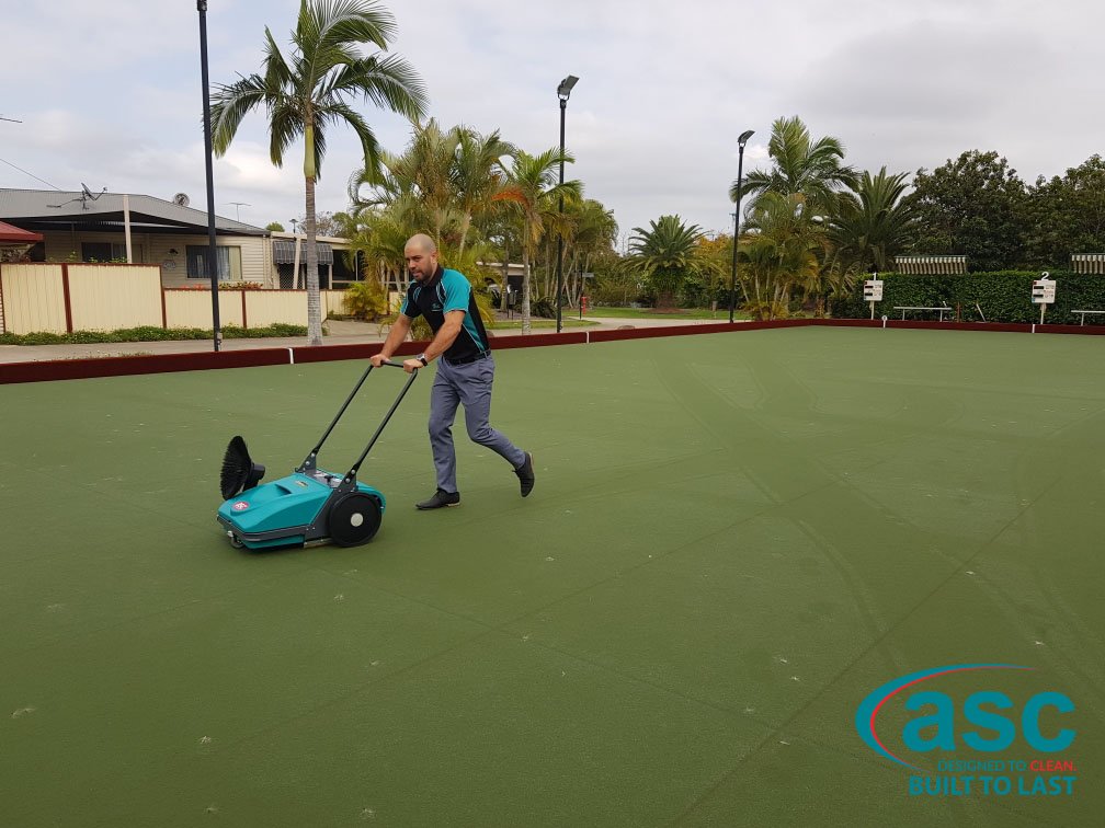 Home Park Management Services Using ASC MEP Sweeper 9