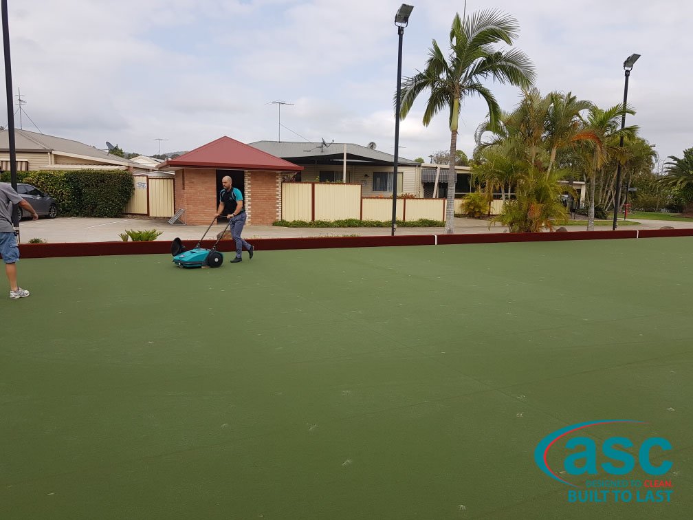 Home Park Management Services Using ASC MEP Sweeper 10