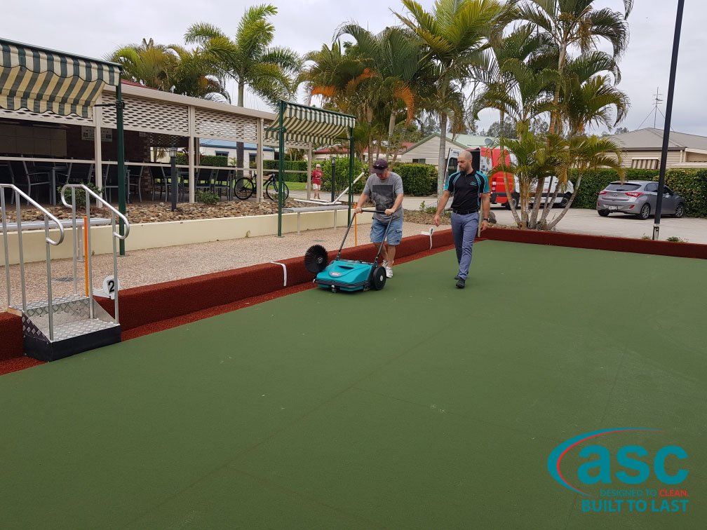 Home Park Management Services Using ASC MEP Sweeper 11