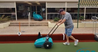 Retirees Love ASC MEP to Clean Their Lawn Bowl Court’s Synthetic Turf