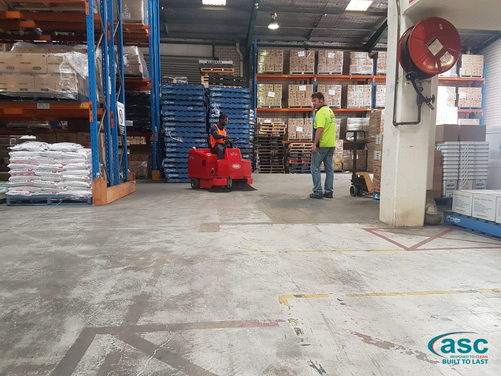 Ex-Fleet M3 Sweeper At ODN Forklift Facility 3