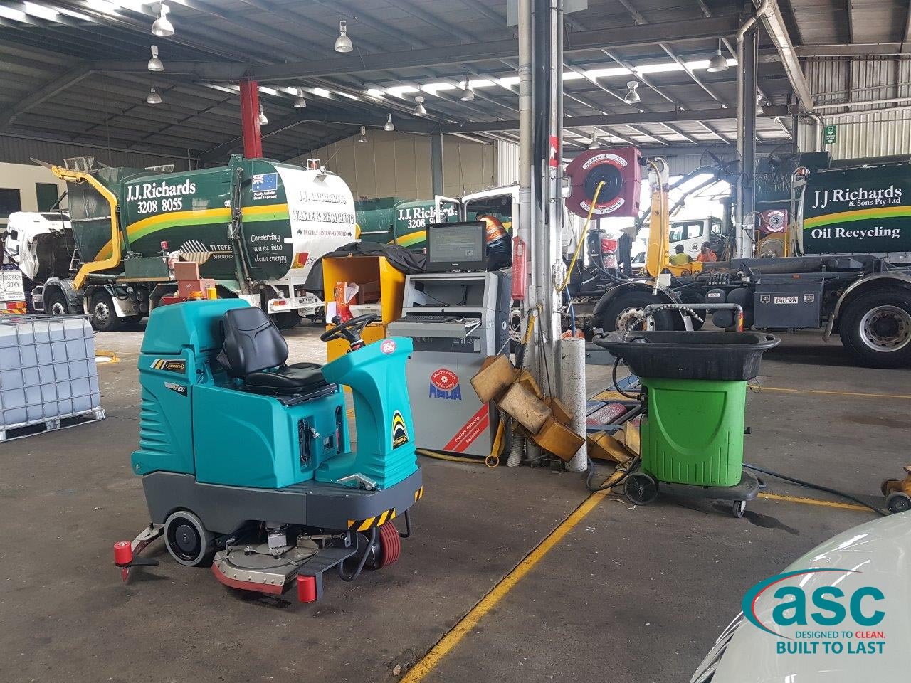 ASC E100 Scrubber At J.J. Richards' Facility