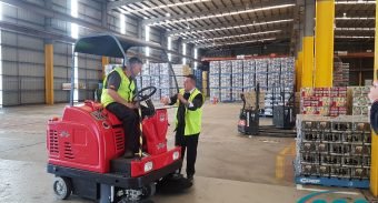 ASC M5 Cleans A Huge Surface Area Of Bevchain’s Facility In 4 Hours