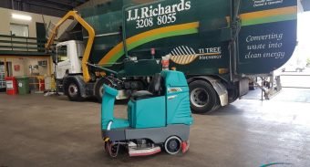 ASC Machines Will Keep the Oil & Dust Off The Floors For J.J. Richards & Sons