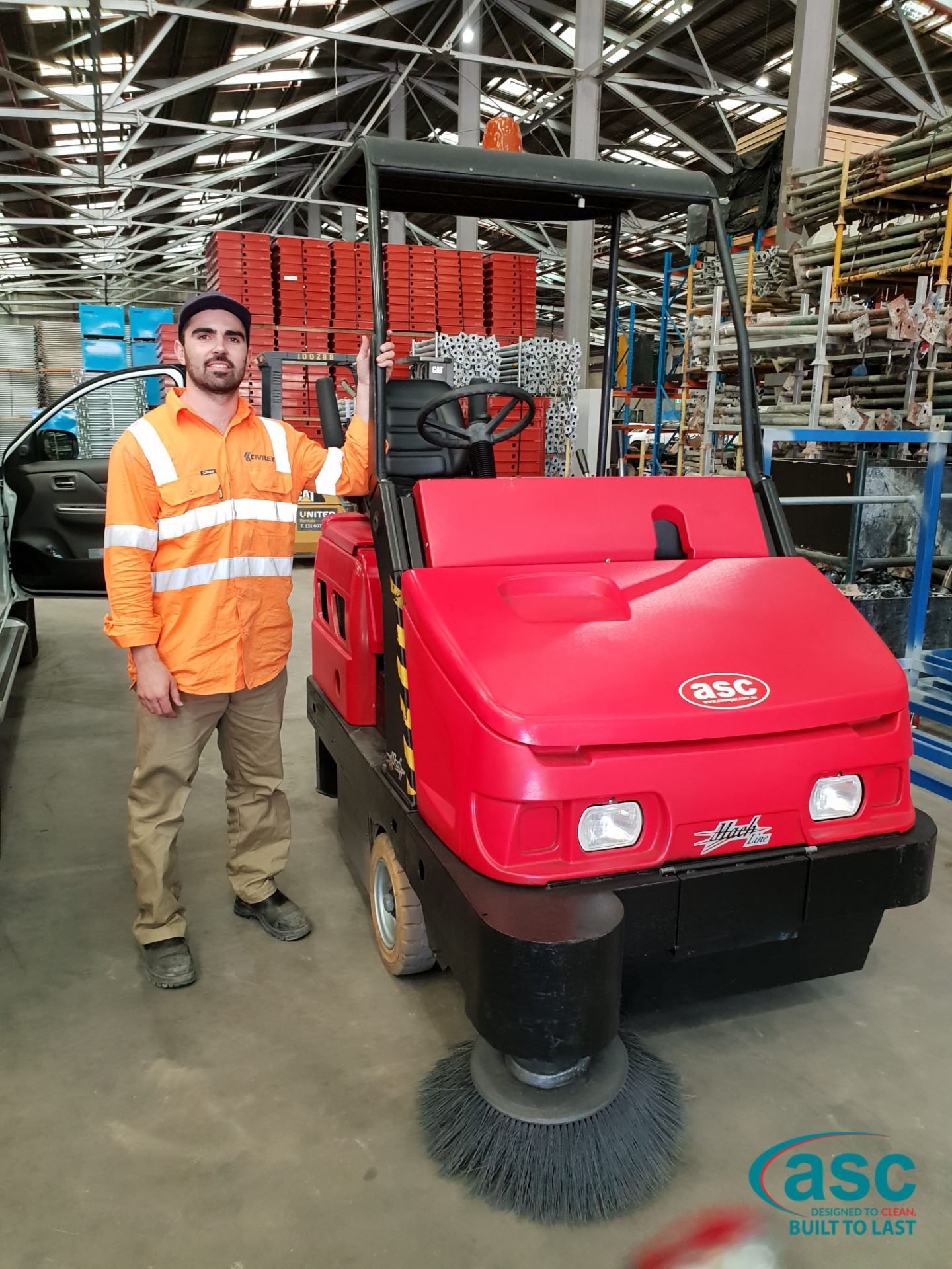 Ex-Fleet ASC Mach 6 Sweeper At Civilex’s Facility