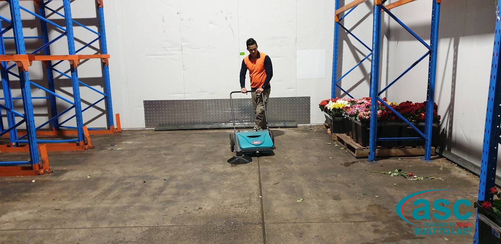 ASC MEP Push Sweeper At Lynch Group's Facility 3
