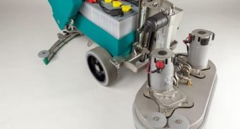 Commercial Scrubber Machine Inside
