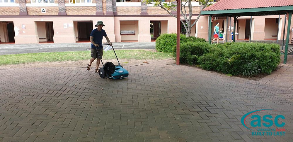 ASC MEP Push Sweeper At Junction Park State School 2