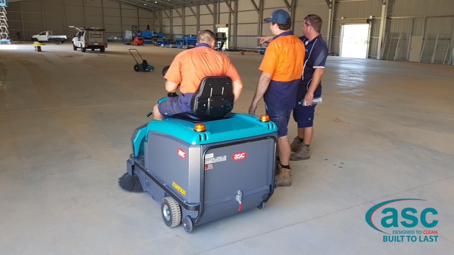 ASC M3 Sweeper At Dowling Metal Products' Facility