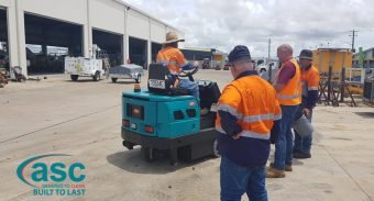 Magnetic Island Takes Delivery Of An EX-Fleet  ASC M6 Diesel Sweeper
