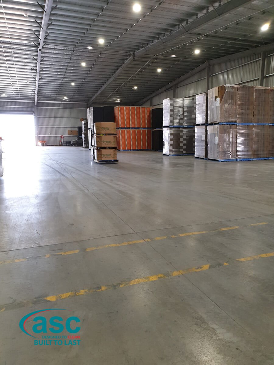 ASC E 61 Floor Scrubber At Lagacy Packaging's Facility 3