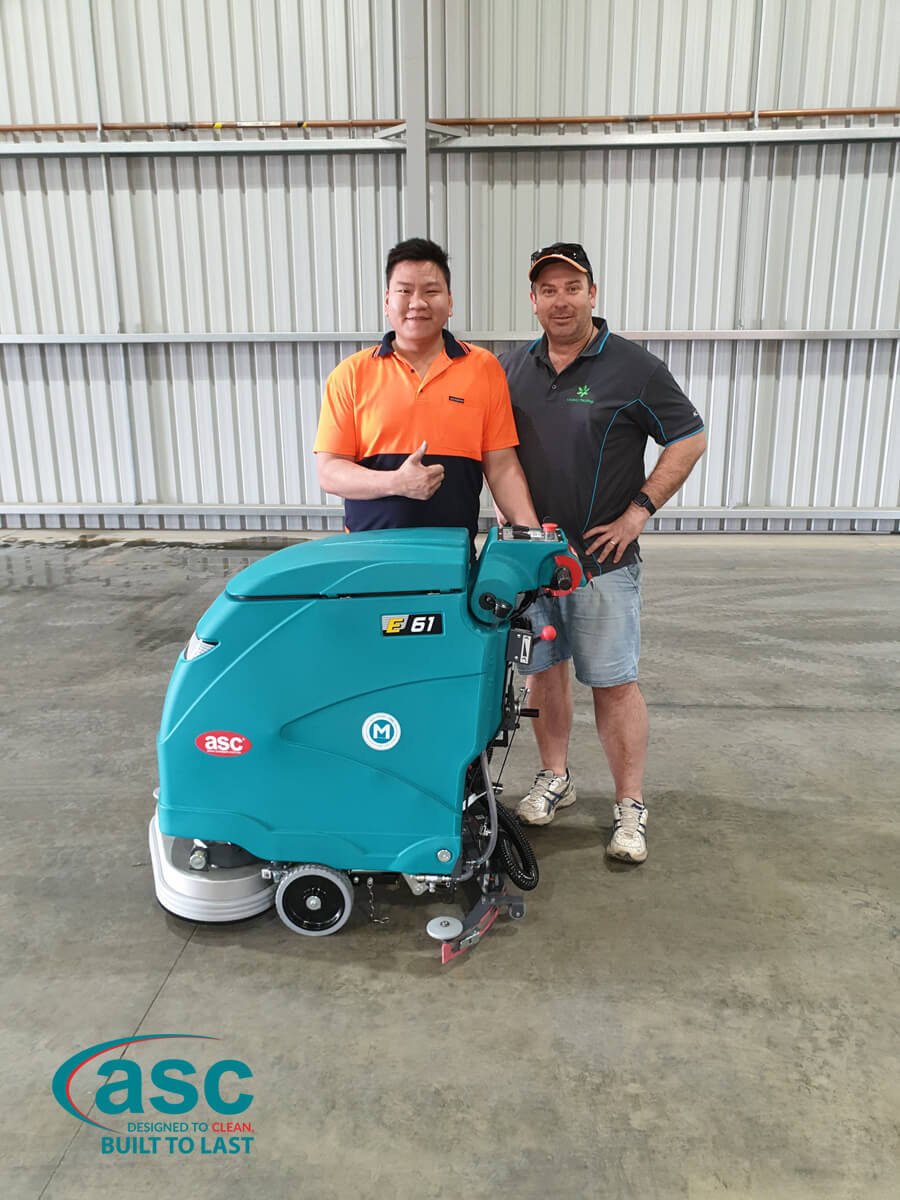 ASC E 61 Floor Scrubber At Lagacy Packaging's Facility 4