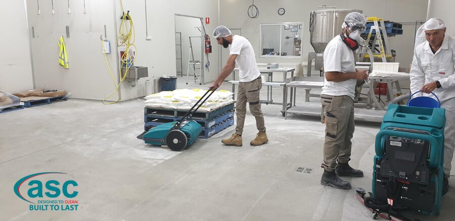 ASC MEP Sweeper & ASC E50 Floor Scrubber 1