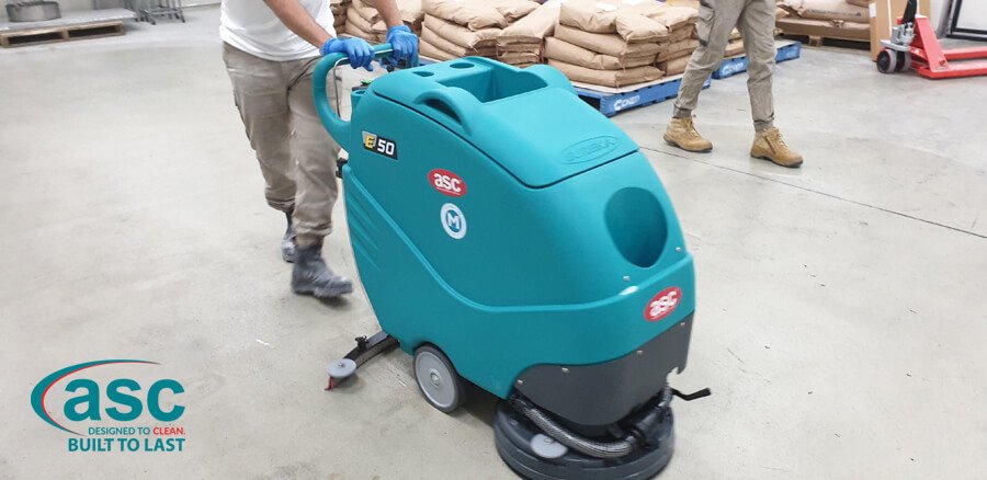 ASC MEP Sweeper & ASC E50 Floor Scrubber 2