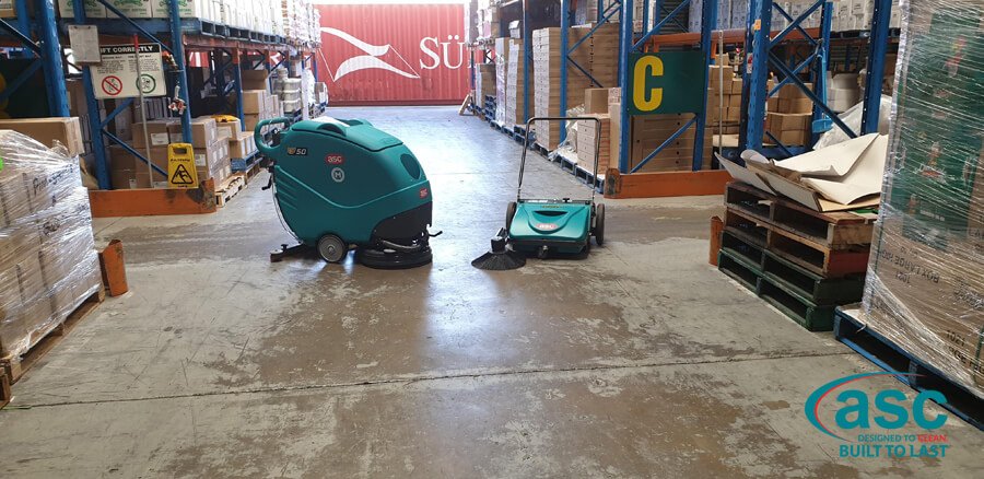 ASC MEP Sweeper & ASC E50 Floor Scrubber 4