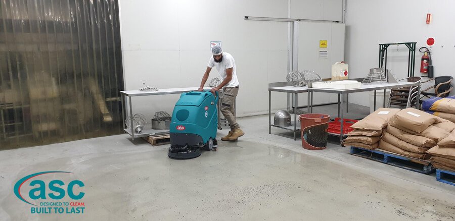 ASC MEP Sweeper & ASC E50 Floor Scrubber 5