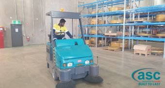 Bridgestone (WA) invests in a Heavy Duty ASC M6 sweeper