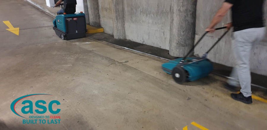 ASC M2 Battery Sweeper & ASC MEP Push Along Sweeper