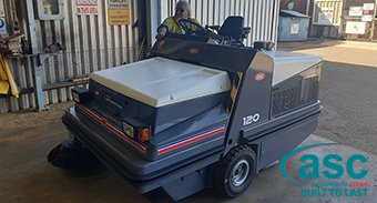 Alcoa Willowdale take delivery of new ASC Dulevo 120 Diesel sweeper