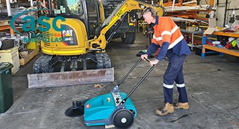 PPEH (WA) loves their new ASC Push Sweeper