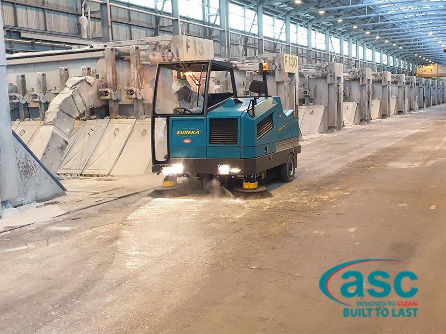 Floor Cleaning Machine in Mining & Construction Industry