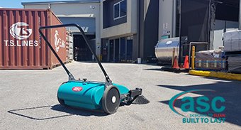 ASC’S MEP Vacuum Sweeper Solves V Resources Cleaning Issues