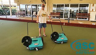 Palm Lake Resort’s Synthetic Lawn Field Cleans Up
