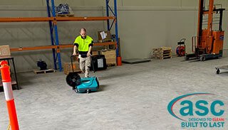 FCR Motion Warehouse Dust & Debris Issues